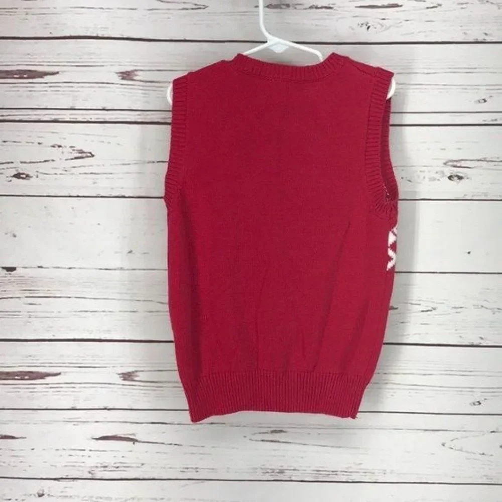 Gymboree Red & White Pullover‎ 4t Sweater Vest